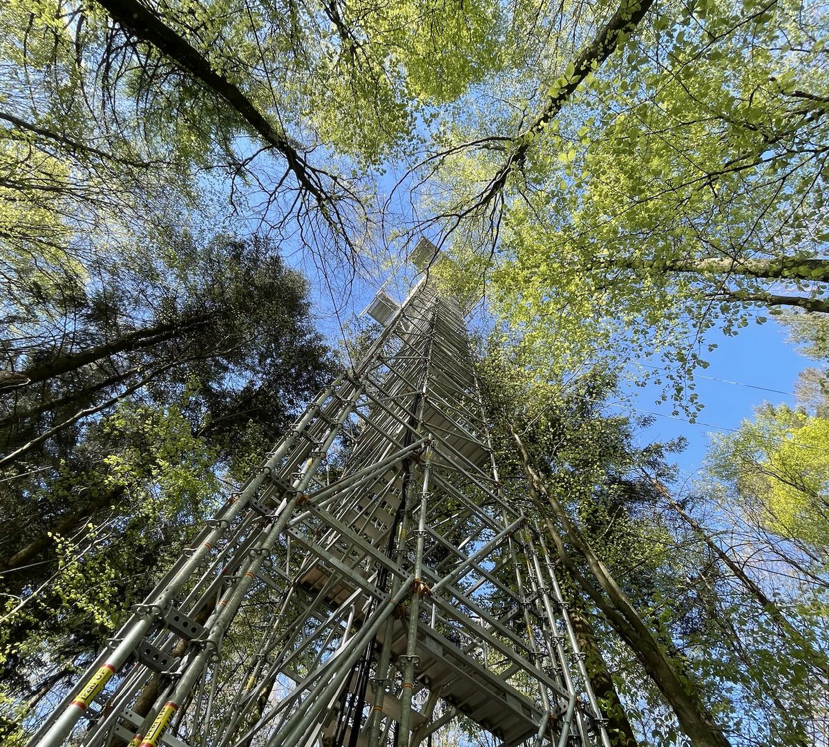 Andreas Christen (@envmet) on Twitter photo Always great to see 1st day of data from a newly installed eddy covariance system! We just started operation of our new 45 m #ECOSENSE tower - measuring CO2 fluxes from a mixed forest in <a href="/dfg_public/">DFG public | @dfg_public@wisskomm.social</a> CRC. Amazing effort by technicians, admins, students & researchers <a href="/UniFreiburg/">Universität Freiburg</a>. Always great to see 1st day of data from a newly installed eddy covariance system! We just started operation of our new 45 m #ECOSENSE tower - measuring CO2 fluxes from a mixed forest in <a href="/dfg_public/">DFG public | @dfg_public@wisskomm.social</a> CRC. Amazing effort by technicians, admins, students & researchers <a href="/UniFreiburg/">Universität Freiburg</a>.