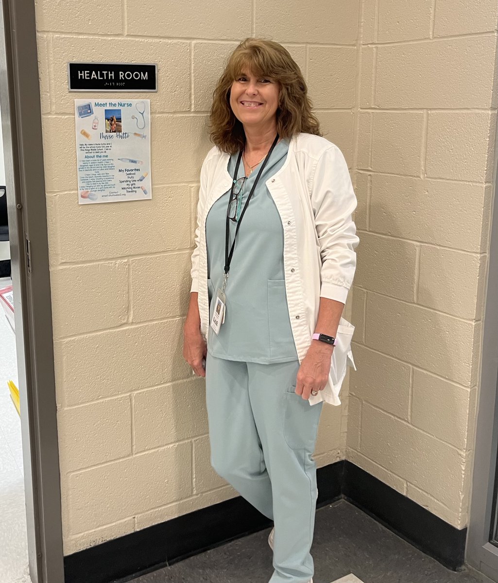 PRMS salutes Nurse Hutto! Happy Nurses' Day. We are glad and fortunate to have you! @LexingtonTwo @PRMSSports @WestColumbiaSC