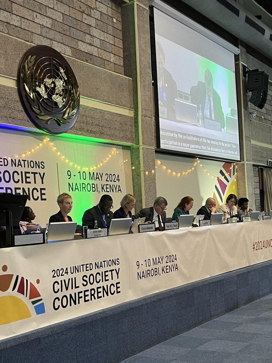 End of 1st day of #2024UNCSC in #Nairobi co-moderated by @mfespinosaEC & @GuyRyder - Interactive Dialogue on the 5 Chapters of the #PactForTheFuture #GlobalDigitalCompact, #DeclarationOnFutureGenerations & crosscutting issues with co-facilitators of three documents on @UNWebTV