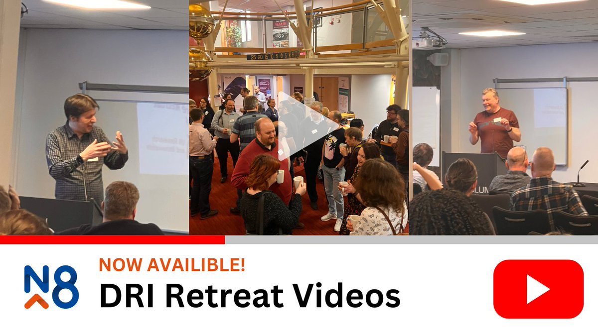 Videos from our Digital Research Infrastructure Retreat are now up on our YouTube channel! Catch up on 5 days of engaging panel discussions on professional skills for #Research tech specialists including industry perspectives, grant proposals & teamwork▶️ youtube.com/playlist?list=…