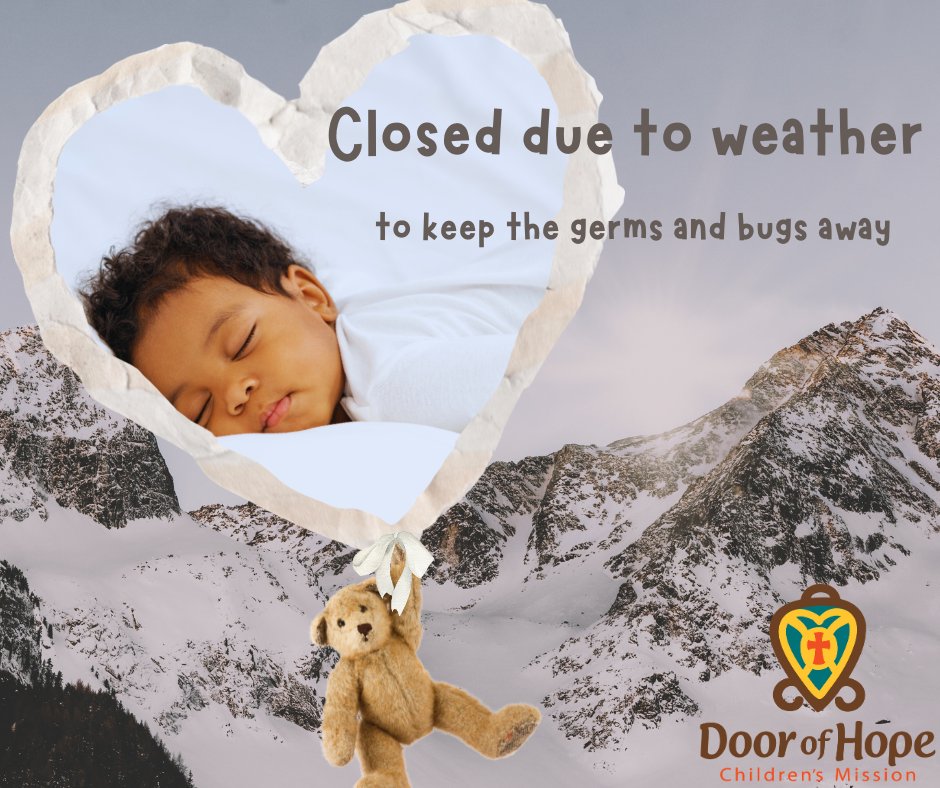 A little sweet reminder that we're closed for visits with our babies until September
Our babies dont hibernate so donation drops offs of baby food, formula & diapers will still be welcome at 15 Barbara Ave Glenvista :) 
Stay warm & healthy friends
#everychildmatters #healthybaby