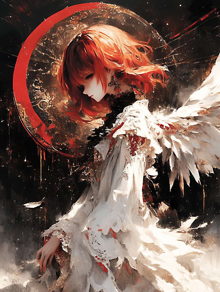 天使　赤
angel red
AIArtwork
nijijourney
