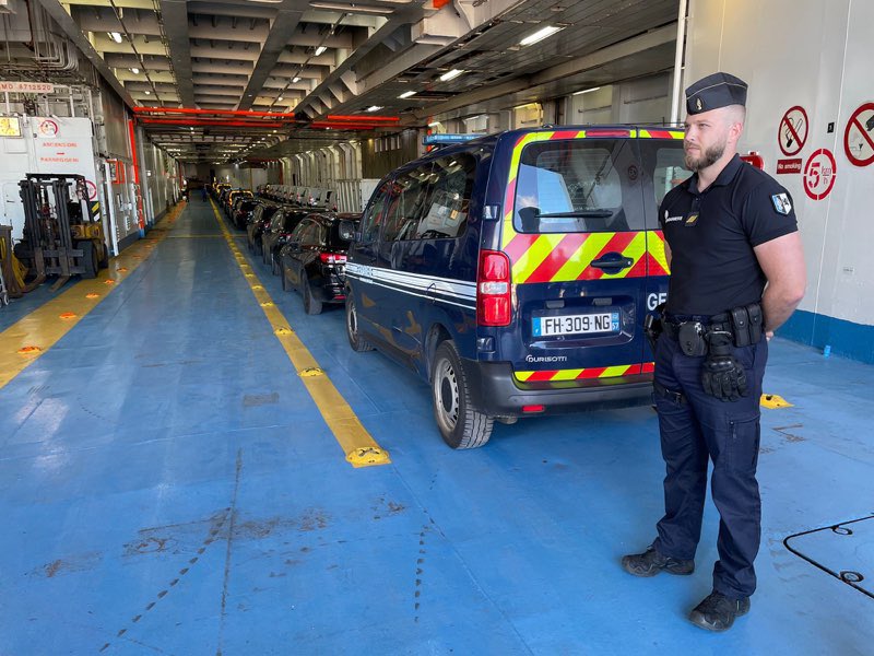 🔥🔵Exploit logistique : comment héberger 1000 gendarmes venus de toute la France pour participer à la sécurisation de l'arrivée et du parcours de la flamme? 🚢 En les logeant sur un Ferry dans le Grand Port Maritime de Marseille, au plus près de l'événement !