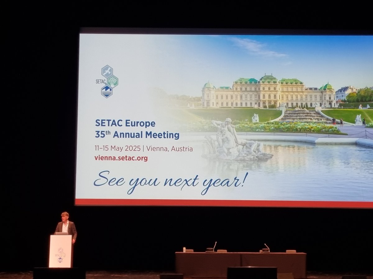 The busy time in #SETACSeville is already coming to an end. Announcements: Sabine Apitz the new SETAC Europe President 2024-2025, SETAC Europe meeting 2025 will be in Vienna - see you latest there! @setacworld