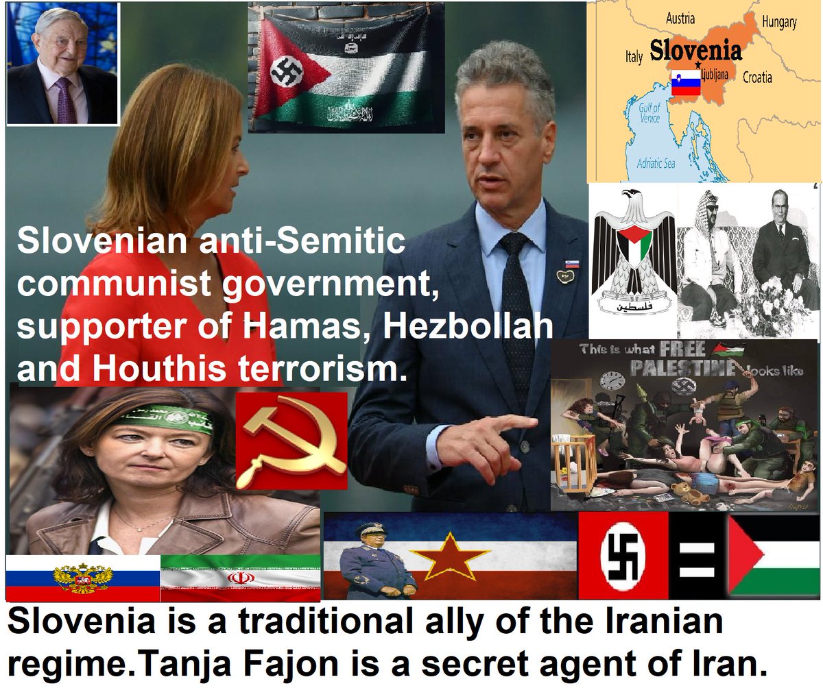 Slovenia in the interests of the criminal terrorist regime of Iran until the recognition of the non-existent state of Palestine. Procedure for recognizing the non-existent State of Palestine, expected tomorrow “The government of the anti-Semitic communist Republic of Slovenia…
