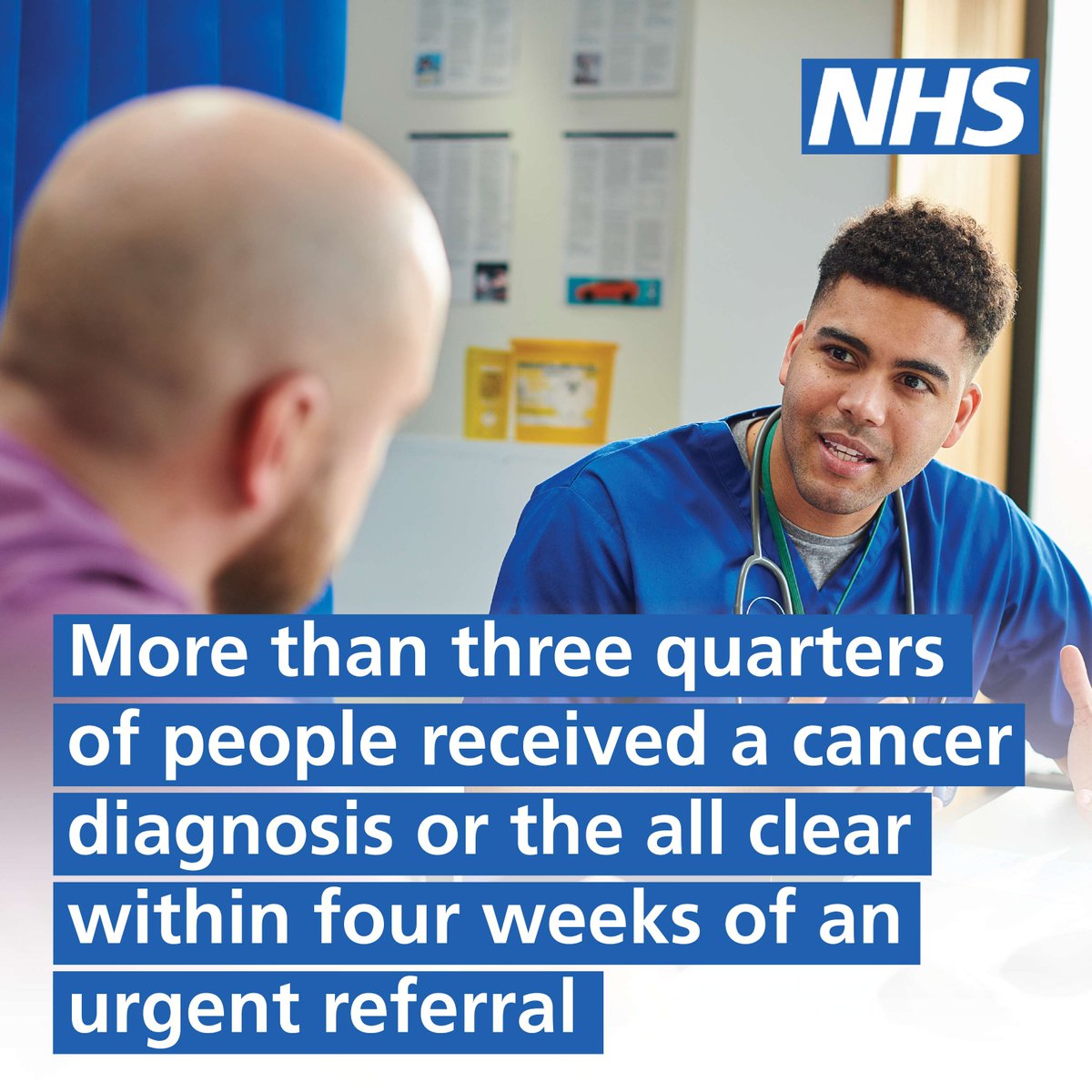 Thanks to the hard work of NHS staff, new data shows the faster diagnosis cancer target was exceeded for the second month in a row, despite record demand. Find out more: england.nhs.uk/2024/05/nhs-br….