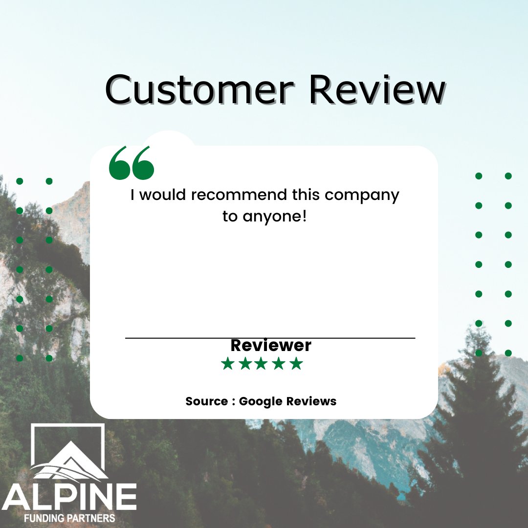 Another 5 star🌟 review! Apply for funding today at the link in our bio!
 
•
•
•
#revenuebasedfinance #businessfunding #workingcapital #smallbusiness #business