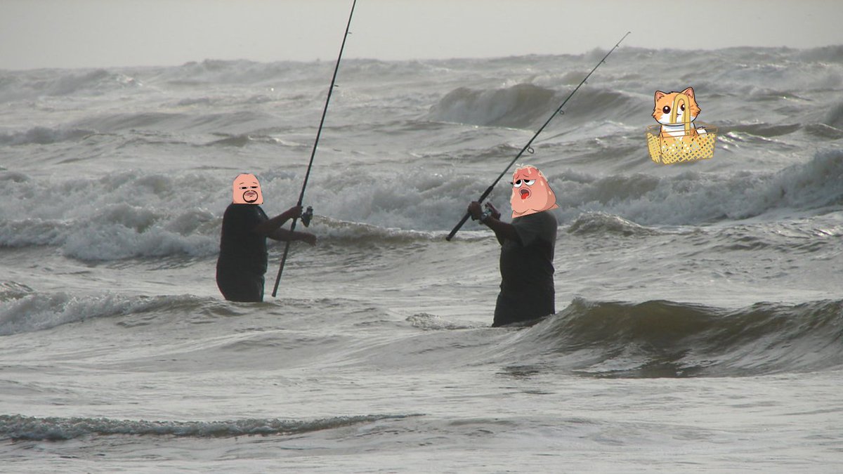 Just a couple of $Boner holders out fishing for whatever they can get. Wait a second, what is that on the line...
