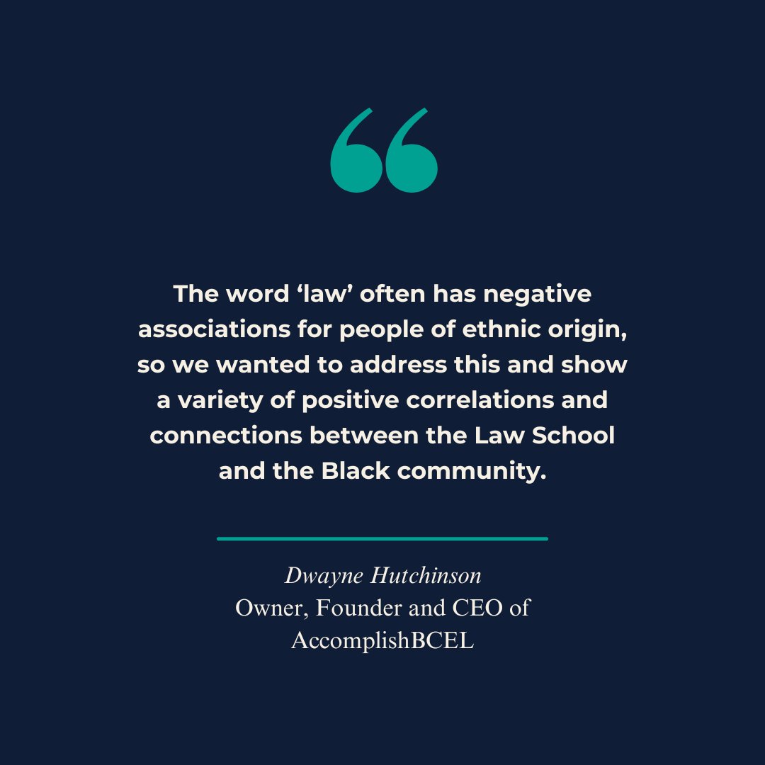 Let's throw it back to an inspiring event!

Explore some of the reflections from the recent School of Law and the Black community event with @NickCartw and @AccomplishBCEL. 

Read more here: essl.leeds.ac.uk/law/news/artic…