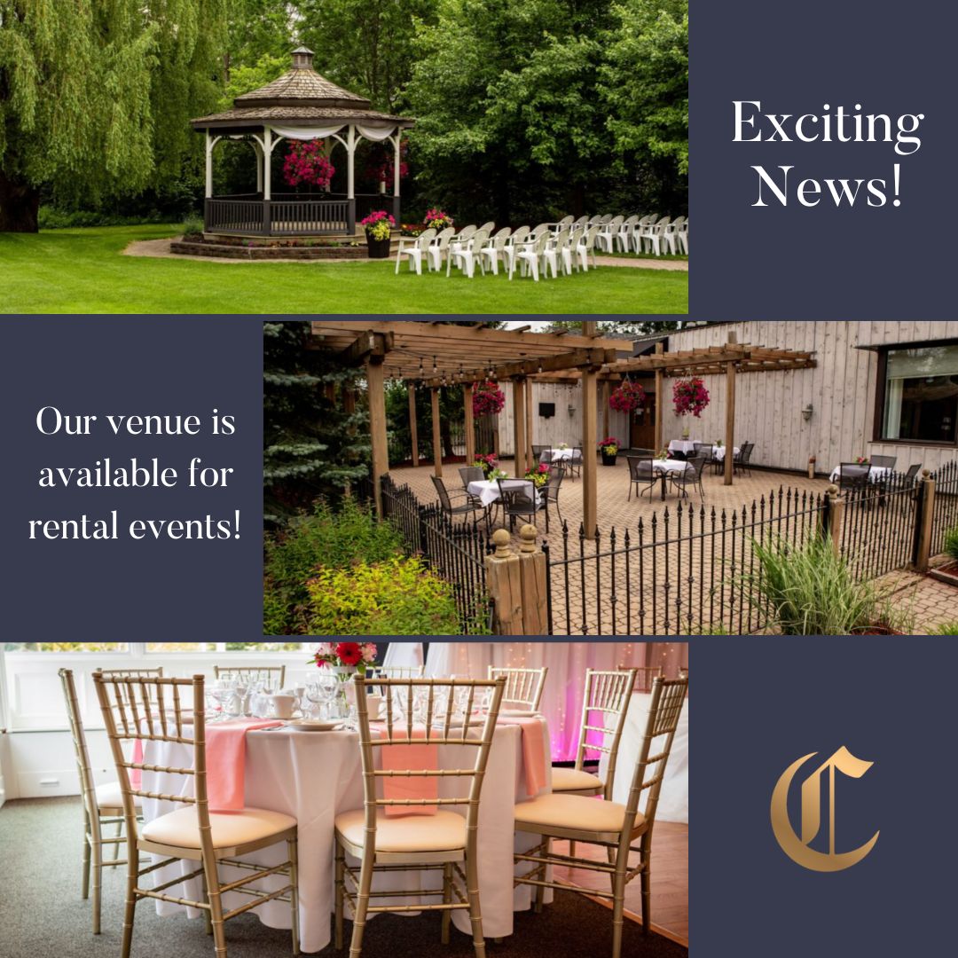 🎉 Exciting Announcement! ✨ We're thrilled to announce that our stunning venue is now available for rental events! Whether you're planning a wedding, corporate event, or special celebration, Carl's Catering, The Glen offers a breathtaking backdrop for your unforgettable moments.