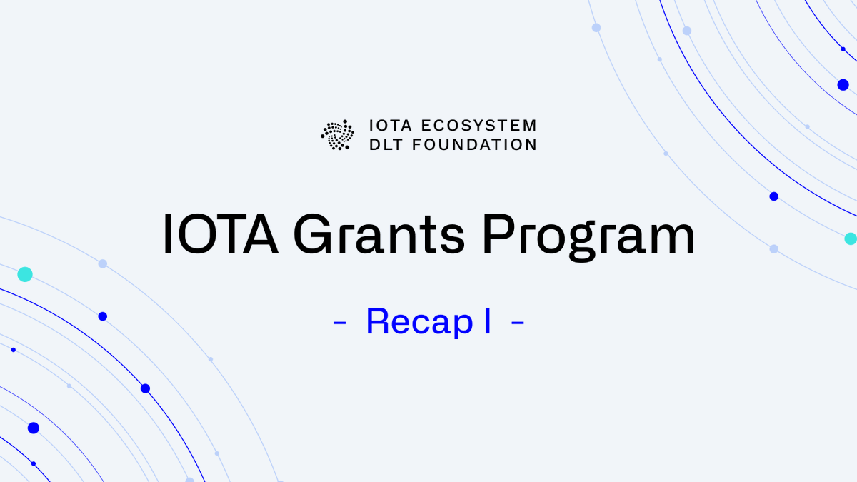 iota's tweet photo. 🔭 Discover the #IOTA Grants Program! Explore which projects received funding so far &amp; learn how you can apply for the next round of grants 🤝. See how IOTA drives innovation and fosters thriving ecosystems. Stay connected and be part of the journey!
🔗https://t.co/ruxXtIJpve https://t.co/ALVc1Xqrw5