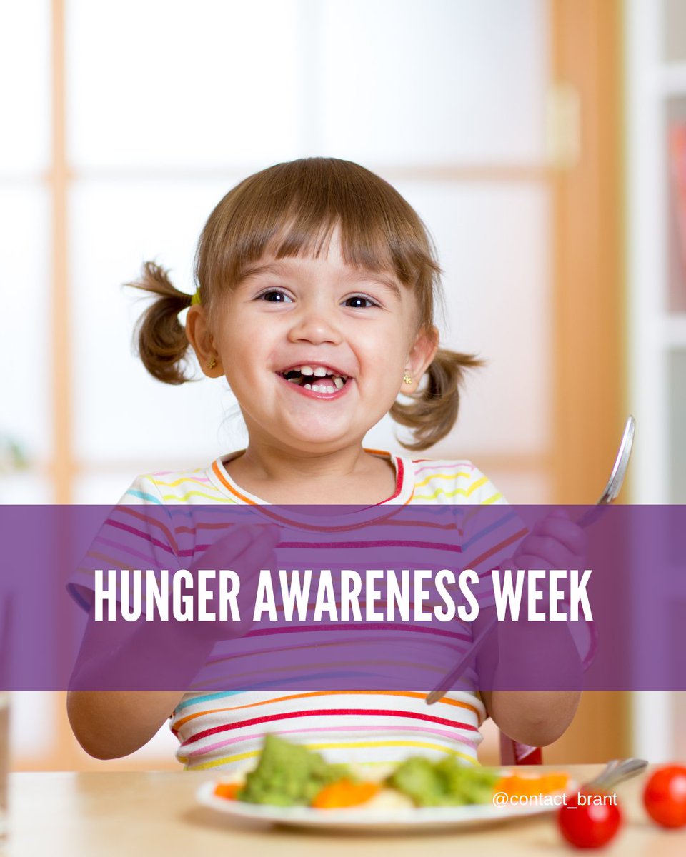 Did you know that it's Hunger Awareness Week?

According to @foodbankscanada, there were nearly 2 million visits to food banks across Canada in March of 2023.

No one should go hungry. Visit @foodbankscanada to access information on food banks across Canada.

#ContactBrant