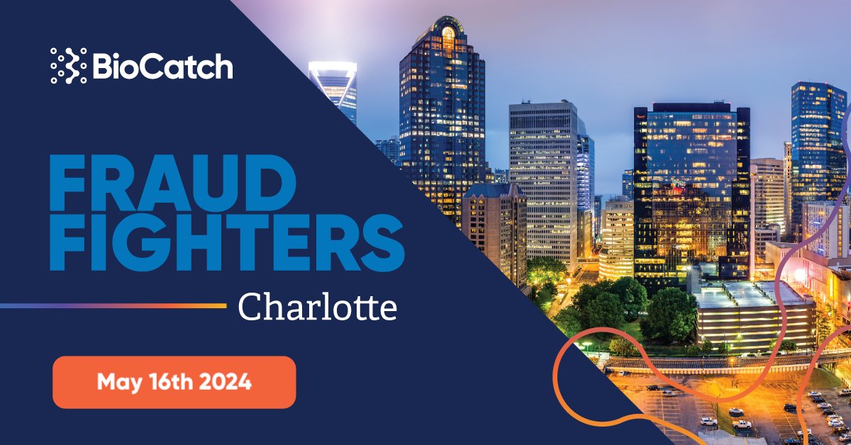 North American Fraud Fighters, are you ready for a whole day collaborating against financial crime? We are looking forward to meeting you to share insights, trends, and exclusive strategies from the experts who use BioCatch every day. See you in Charlotte in one week!