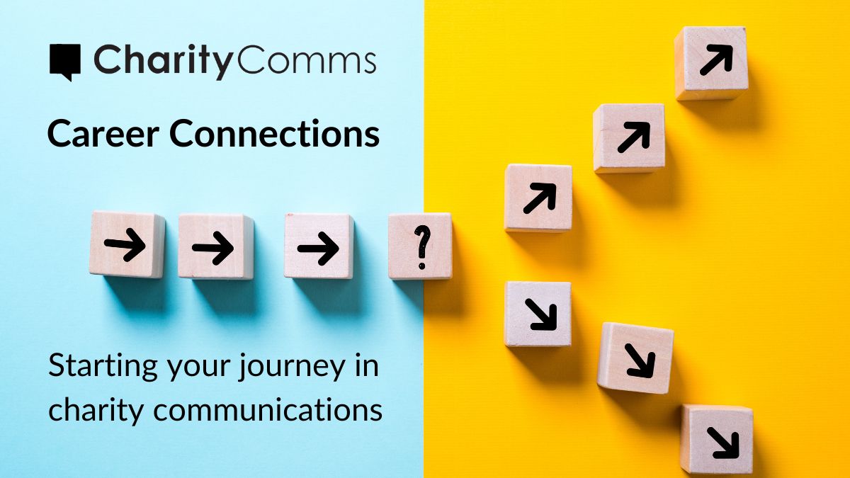 Just started your comms or charity sector career? Join us on 21 May for a networking event (members only) where you can connect with established professionals, learn about career development, and discover how CharityComms can support you. Don't miss out! bit.ly/3UKaZ3r