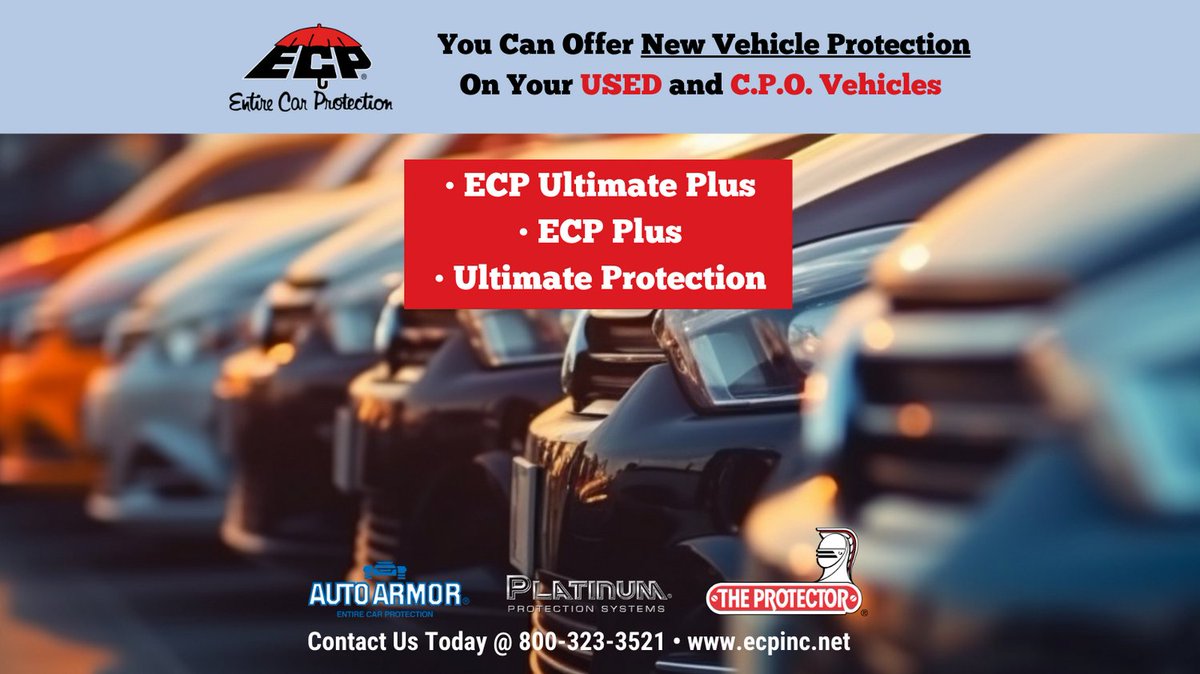 #Dealerships #FinanceAndInsurance #Aftermarket #AppearanceProtection #ProtectiveCoatings #ECP #AutoArmor #Protector #PlatinumProtectionSystems #Programs #DealerExclusive #UsedVehicles #CertifiedPreOwned #PreOwnedVehicles #UsedRVs #UsedBoats #AllVehiclesQualify