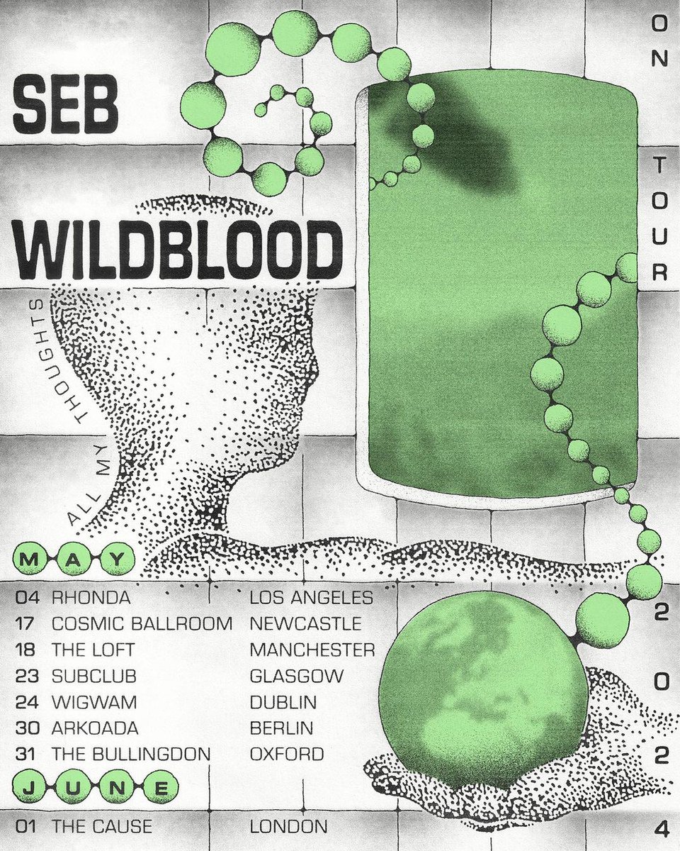 DJ, Producer and serial label head Seb Wildblood brings his All My Thoughts label to Oxford for an incredible night exploring the deeper side of Electronic Music Catch him alongside 1-800 Girls on Friday 31st May 11PM-3AM 18+ No ID, No Entry Ticket link in our bio ☝️🎫