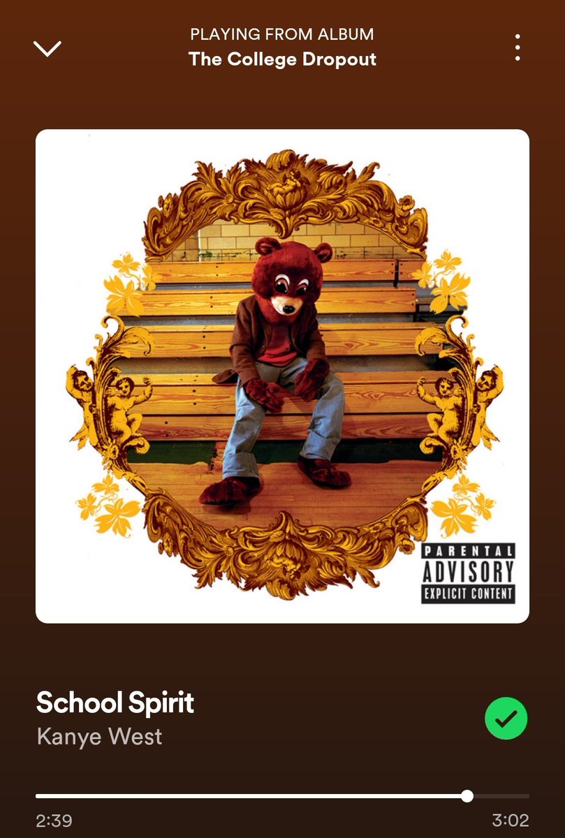 Lord_D3mi's tweet photo. I'll always love this album. Especially after listening to Euphoria #TheCollegeDropout https://t.co/1zvibiuTi3