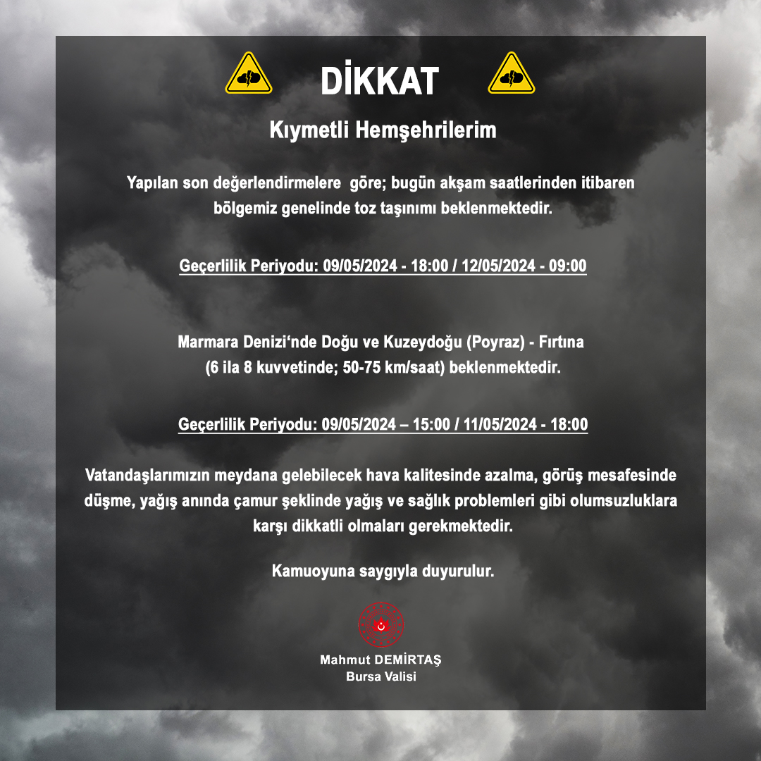 📢 Vatandaşlarımızın Dikkatine ⚠️