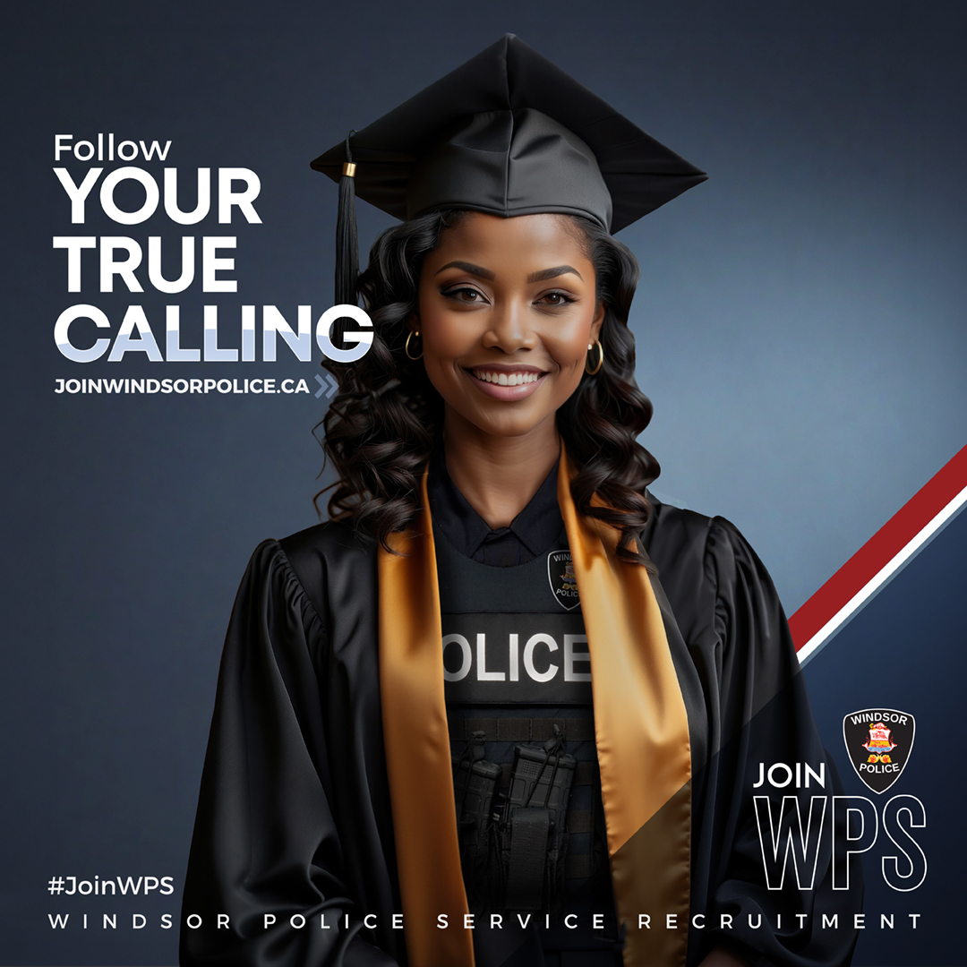 Deep inside, you’ve always felt a call to serve. A need to contribute in a more meaningful way. Joining the Windsor Police Service isn’t just a new career; it’s a whole new, deeply rewarding way of life. Follow your true calling. Start your journey into a new chapter of your