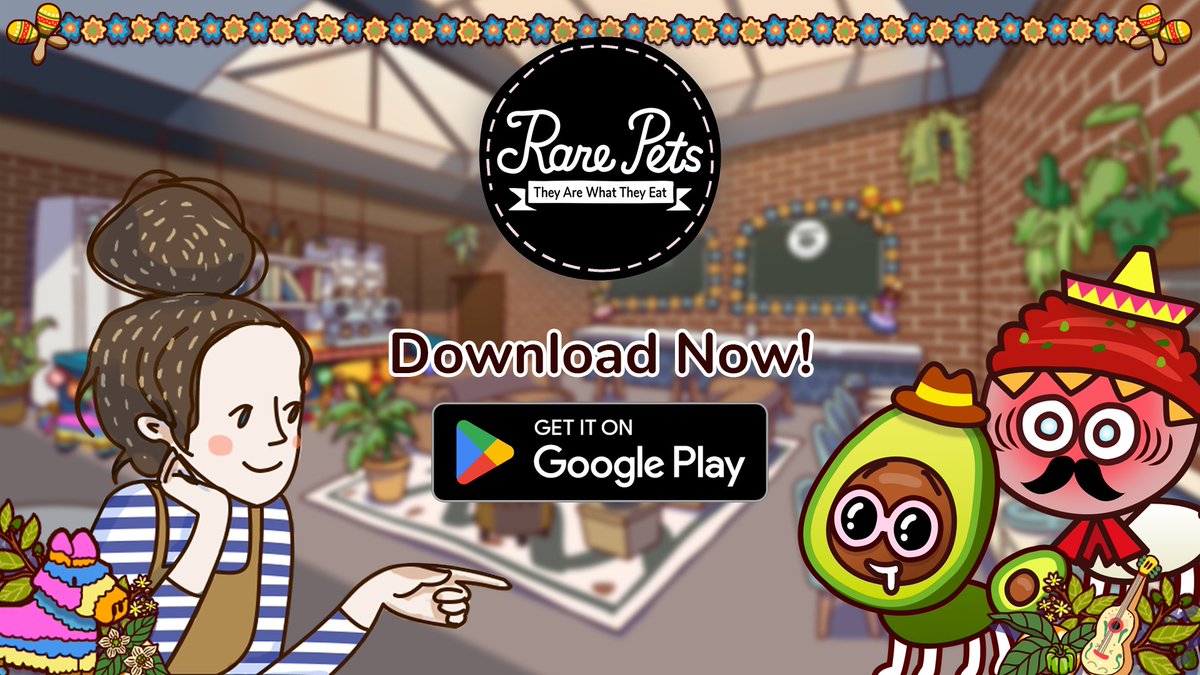 📲 Dive into the enchanting world of Rare Pets on Google Play today! 🌟 Embark on merging adventures, design your dream café, and collect adorable pets! 🐾✨ #RarePets