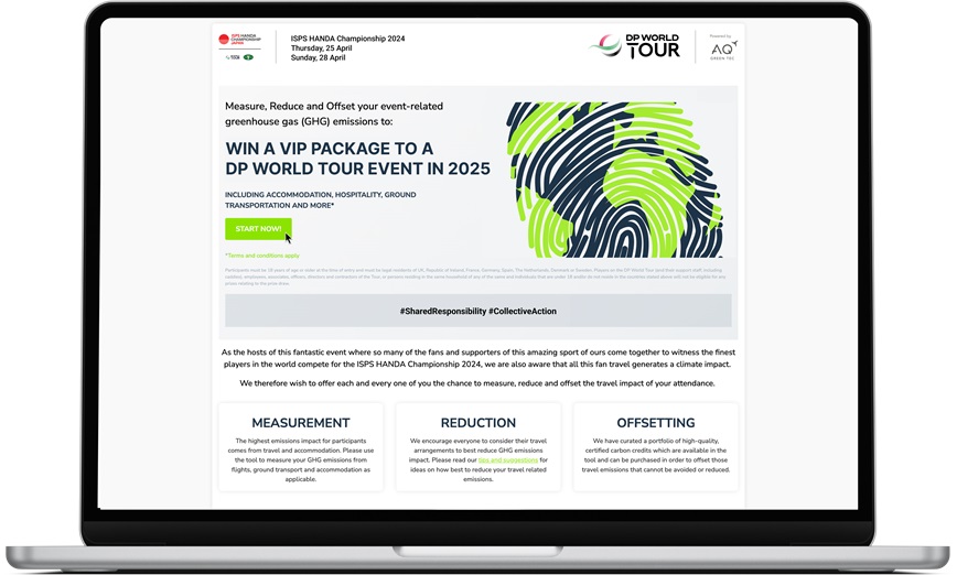 The DP World Tour has introduced a new tool that enables fans to actively participate in reducing their carbon footprint while traveling to tournaments. tinyurl.com/3u5cxm8z 🌡️✈️🏌️⛳ #dpworldtour #sustainability #carbonfootprint #golftournament #golfbusinessmonitor