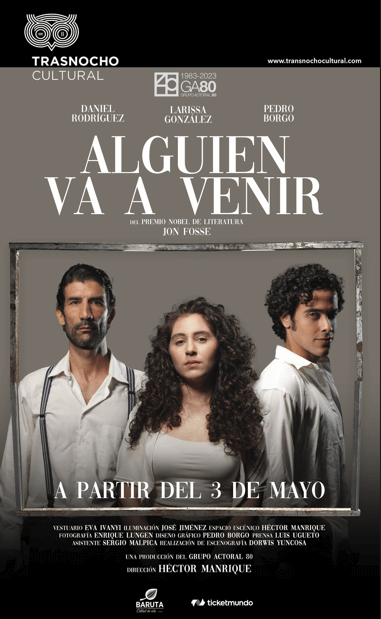 La obra del Premio Nobel de Literatura Jon Fosse "Alguien va a venir", continúa presentándose en las tablas del Trasnocho Cultural bajo la dirección de <a href="/manriquehector/">Héctor Manrique</a>. No pierda la oportunidad de experimentar esta pieza donde predomina la incertidumbre.

bit.ly/4dAqUJ0