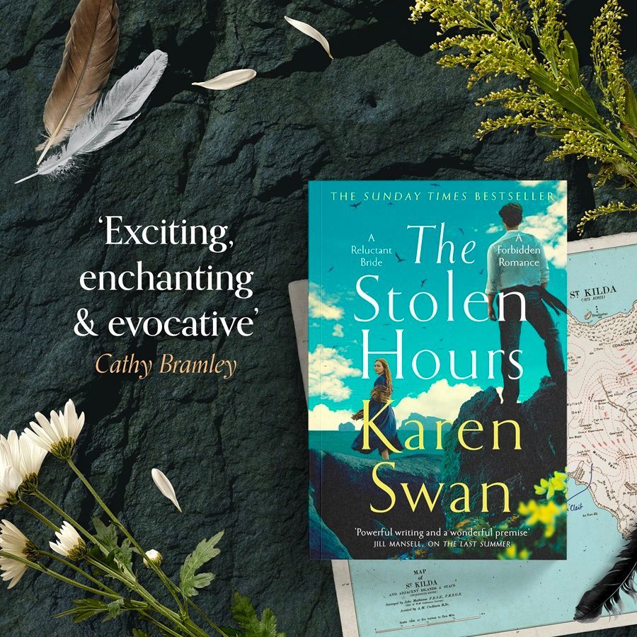 Mhairi has lost her heart - but not to her fiancé. In love with the wrong man, she awaits the spring with dread, knowing she must marry a stranger. . . An epic, romantic tale of forbidden love, #TheStolenHours by @KarenSwan1 is out now in paperback! 💙✨ buff.ly/3URA38G