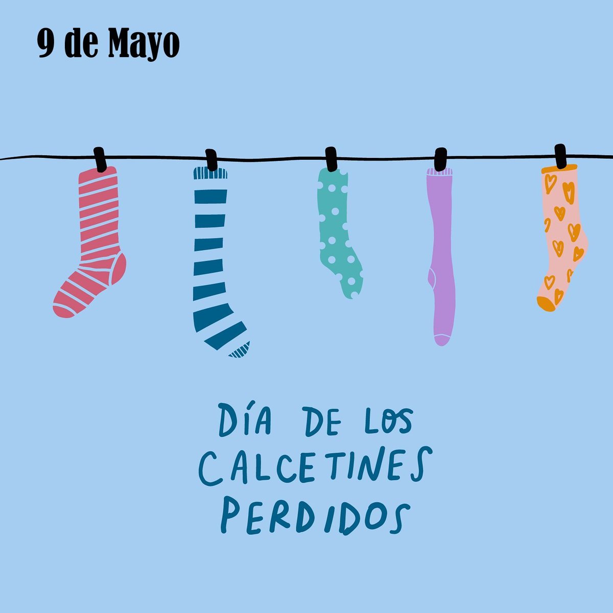 Día Mundial de los Calcetines Perdidos.

#DíaMundial #CalcetinesPerdidos #Calcetines #Efemerides #UnDíaComoHoy #AdayLikeToday #Historia
