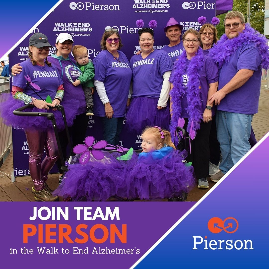 Won't you consider walking for Team Pierson at the 2024 Walk to End Alzheimer's in Harrisburg, PA?  We're still looking for team members to join us in the fight.

DONATE or JOIN OUR TEAM HERE:
buff.ly/3JS4pkS 

#walk2endalz #ENDALZ #teampierson #PiersonsPace
