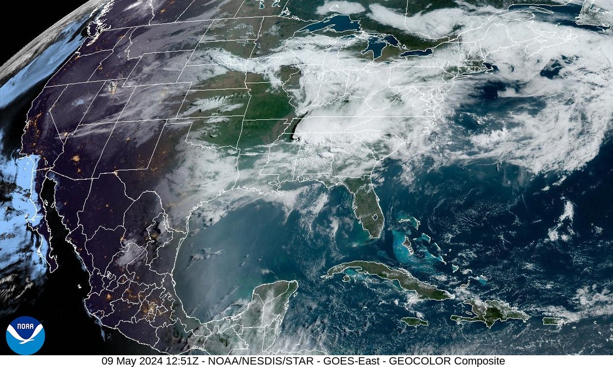 It's May 09, 2024 at 09:01AM - Here's a look at the view from space.