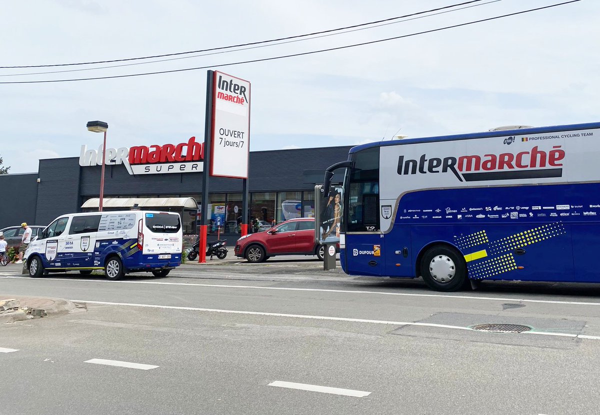 Home parking @intermarche 🥰 #CircuitDeWallonie