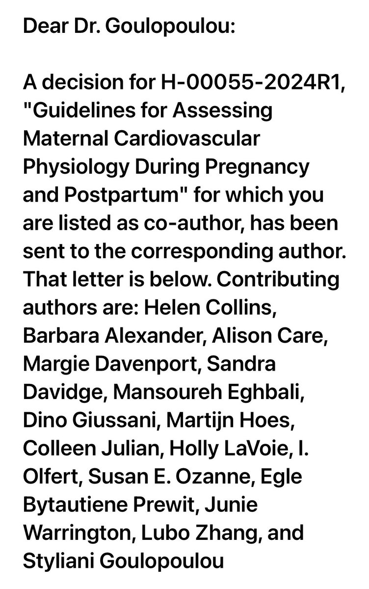 🌟New Publication🌟 Proud of👇🏼work and the Special Issue on #Cardiovascular #Physiology of #Pregnancy @ajpheartcirc - Kudos to @DrHelenECollin1 for leading this effort - it was fun working with all these amazing scientists! #WomensHealthResearch