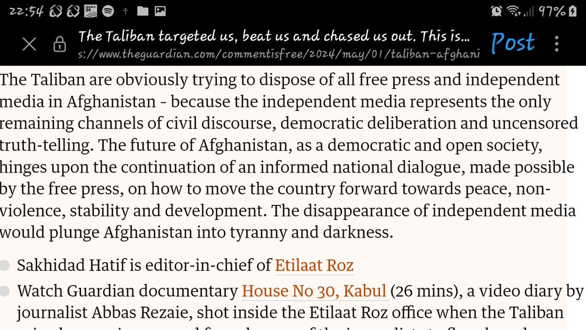 Read and weep. Factual/Truthful Journalism has been stifled, almost killed off in the so called democracies of US, UK, Aust. And now they're coming after factual/truthful SM.
