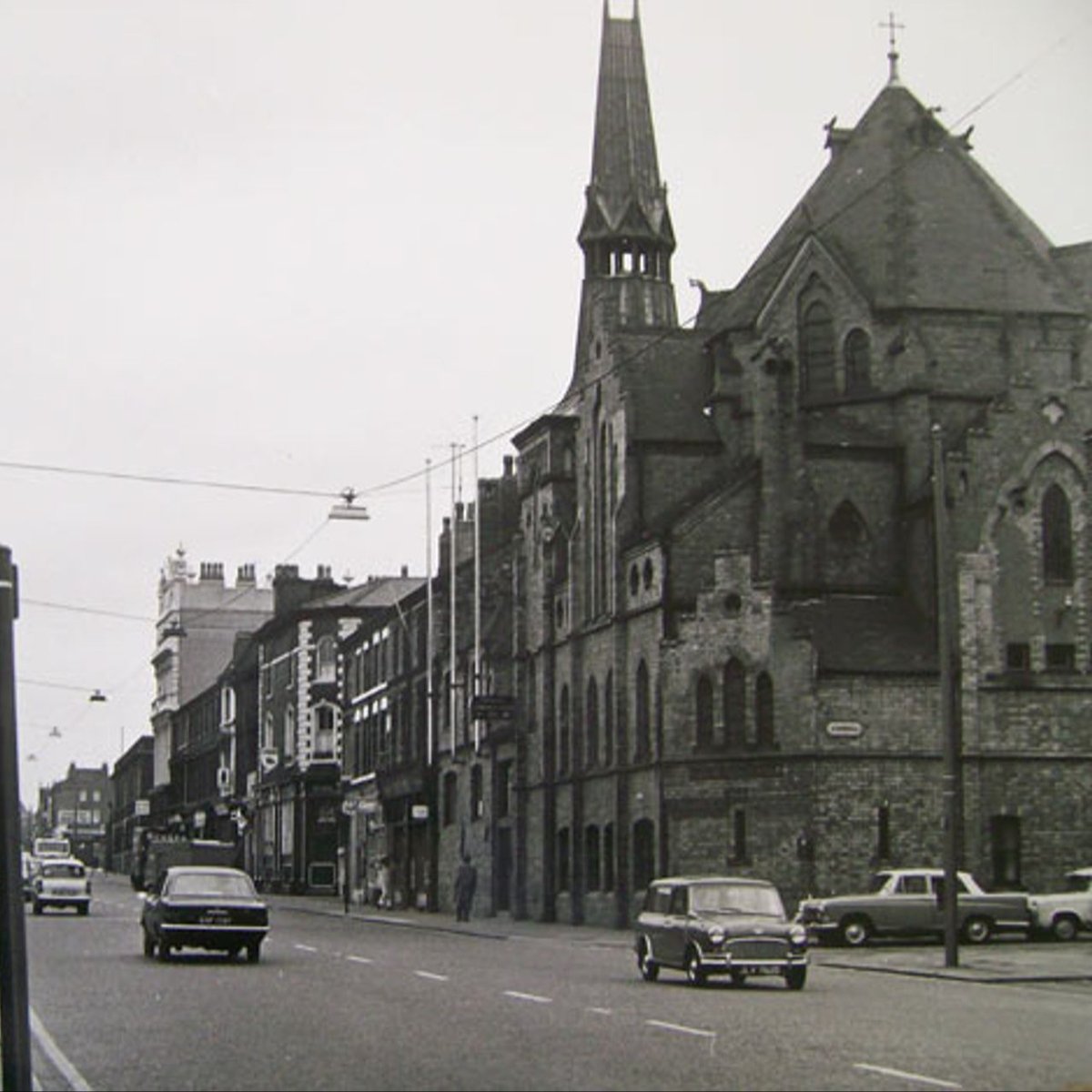 Pictured: #Liverpool's Scandinavian Church, 1968.

Our #RecordOfTheDay is from the #MappingMemory #Humap

See more mappingmemory.org/map/records/sc…

 #OralHistory #LiverpoolDock #LiverpoolWaterfront #EnglishHistory #BritishHistory #UK #UnitedKingdom #IndustrialHistory