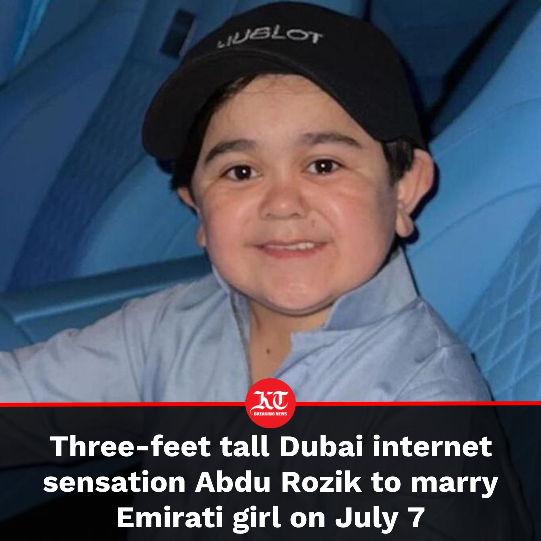 #BreakingNews 
#Dubai-based Tajik internet sensation #AbduRozik, who stands just over three feet tall, is gearing up for a new chapter — marrying an Emirati girl from #Sharjah.

'I cannot imagine anything more precious than this love. I cannot wait to start my new journey in