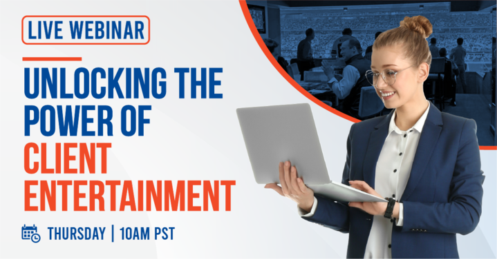 Live events are an incredibly powerful tool for generating and retaining business. Join our live #webinar today at 10:00 AM PST to see how you can unlock the power of client entertainment with #TicketManager. Register here👉ow.ly/kPQo50QmAuk #SportsBusiness x #SportsTech
