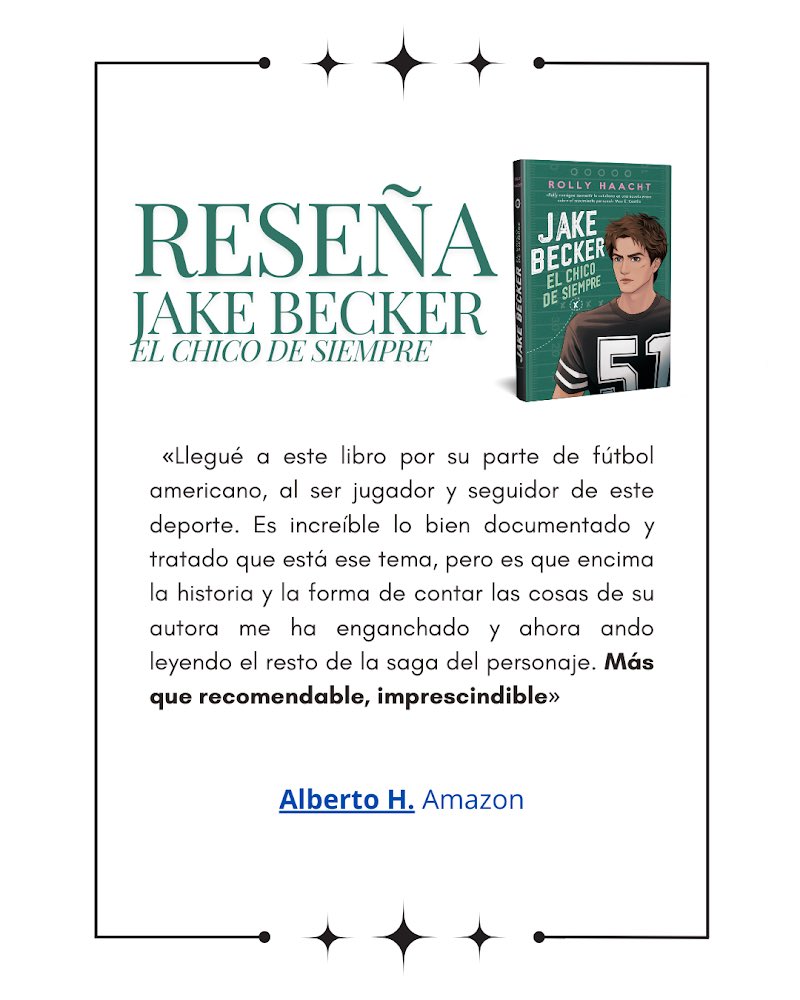 RHaacht's tweet photo. Reseñan bonitas de mi último libro
😌🫶🏻🏈❤️ https://t.co/JAsv0rb7xE