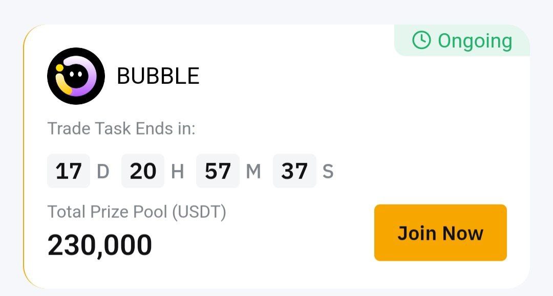 May Joy Be Upon You This May 😌💙

#BUBBLE listing on Bybit 🫧🫧

 $BUBBLE is coming soon to the #BybitSpot trading platform with @Imaginary_Ones

Listing time: May 14, 2024, 10 AM UTC.

WE FEAST SOON. 😌💰