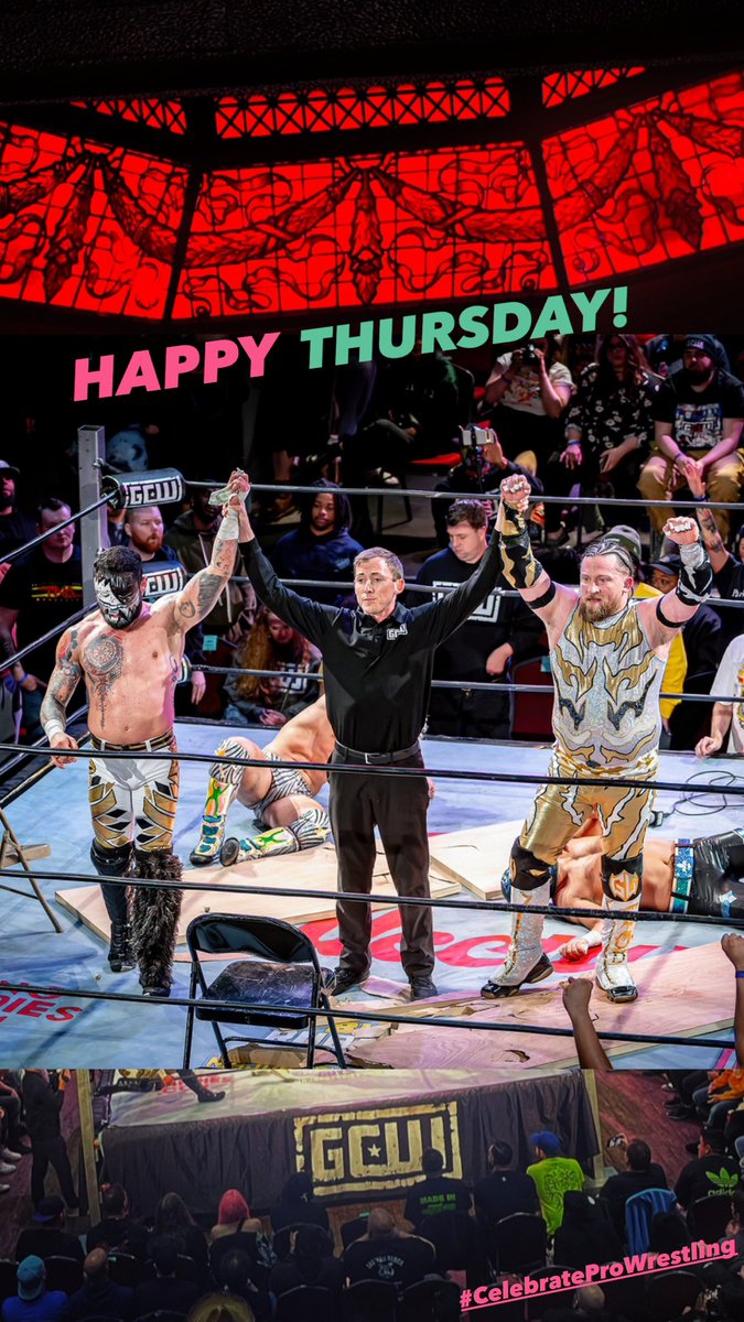 Happy Thursday! 今日は一日楽しんでください！ #CelebrateProWrestling