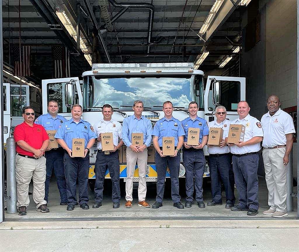 We were thankful to get a delivery of smoke alarms from the Office of State Fire Marshal and Tim Moore with State Farm. These smoke alarms will be utilized and installed in homes throughout our community in the coming weeks. #NHCFR