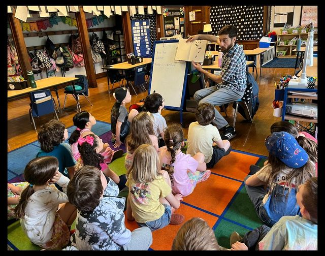 Last week i got to read a story and have a 20 minute interaction with my niece's 1st grade class @BrentanoSchool. I couldn't have done it for 30 minutes. Much appreciation to their teacher, Ms. Kozisek. Educators move mountains!