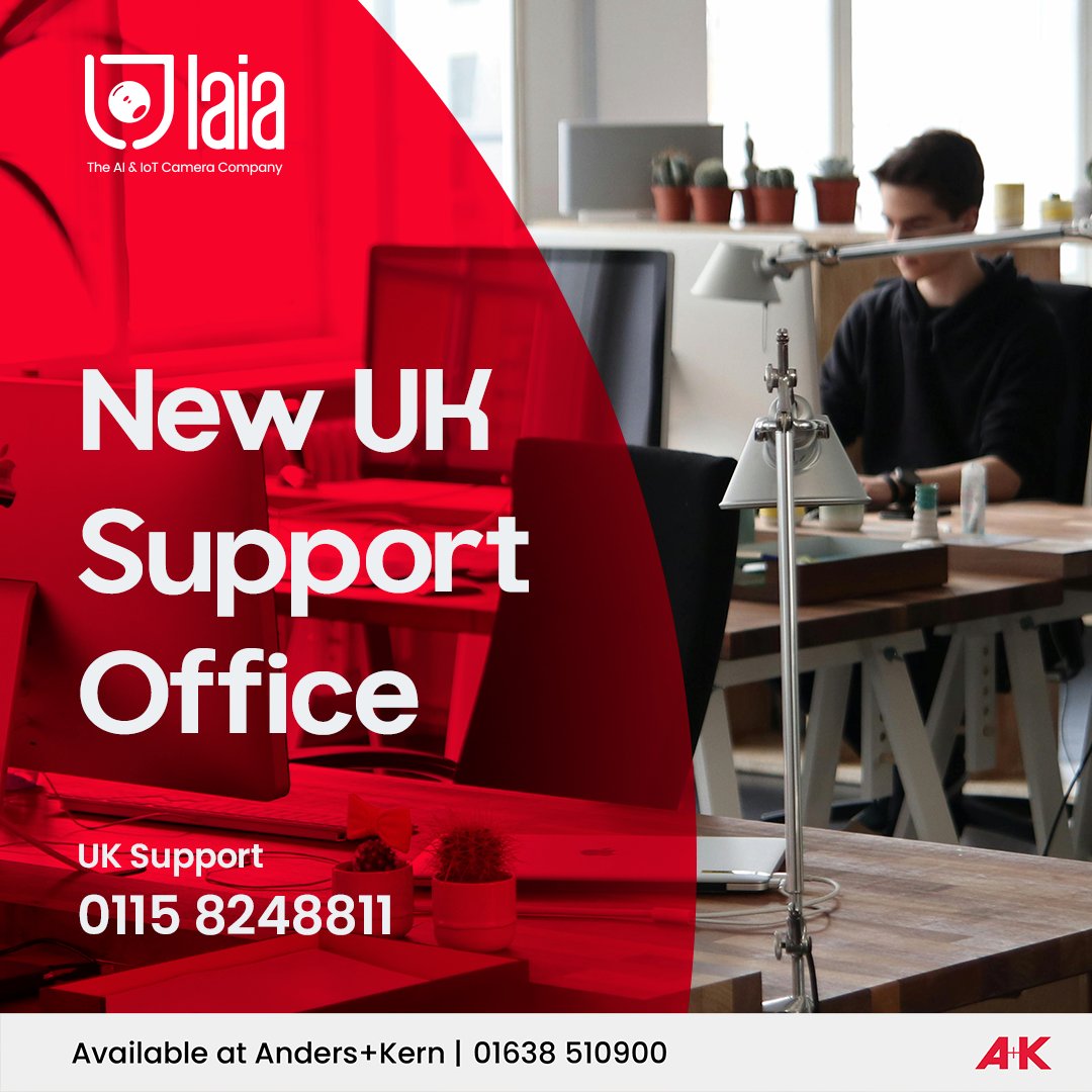 Laia are pleased to announce the opening of a UK Sales & Support office in Nottingham. From this new facility, the team will be available to help with product demonstrations, sales presentations, and local technical support. 
 
#uksupport #avtweeps #proav #ptz #vc #cameras