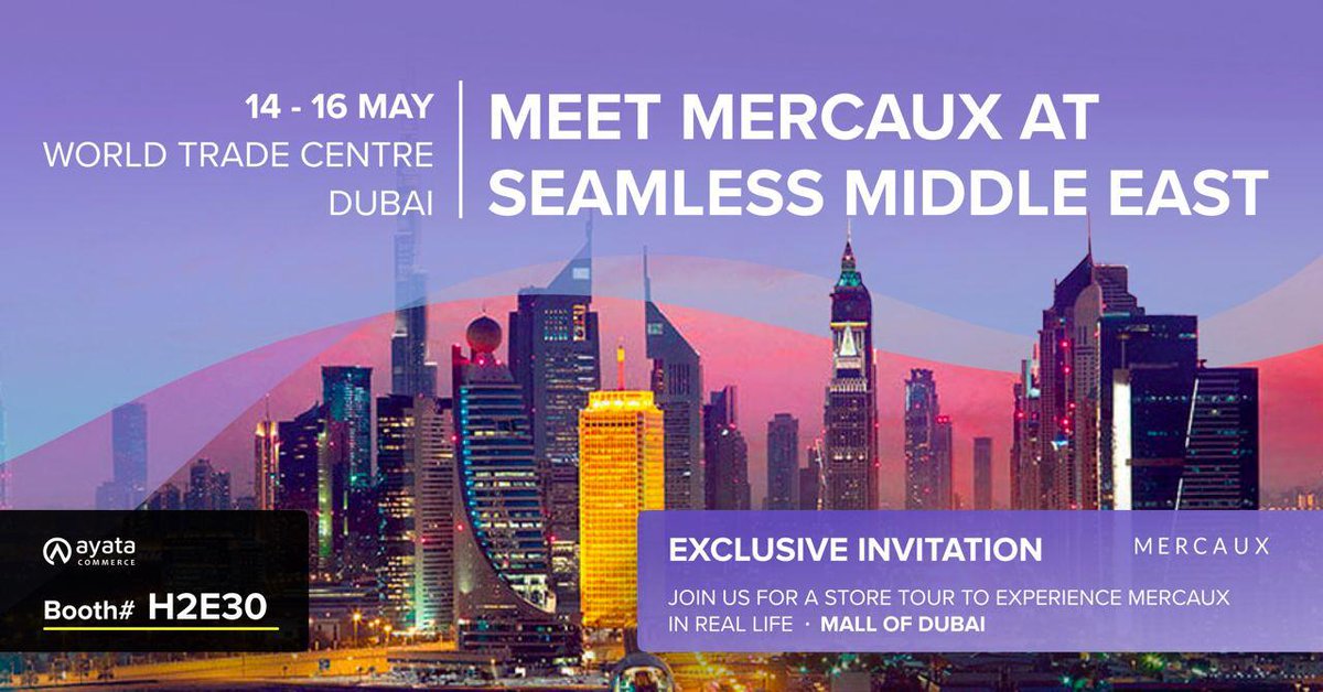 Experience our In-Store Clienteling &amp; CX Platform at the show, but if you're keen to experience it in real life, join us for an exclusive store tour at Mall of Dubai: hubs.ly/Q02wFF4l0

#SeamlessMiddleEast #RetailTech #InStoreExperience #CXPlatform #Clienteling #DubaiRetail