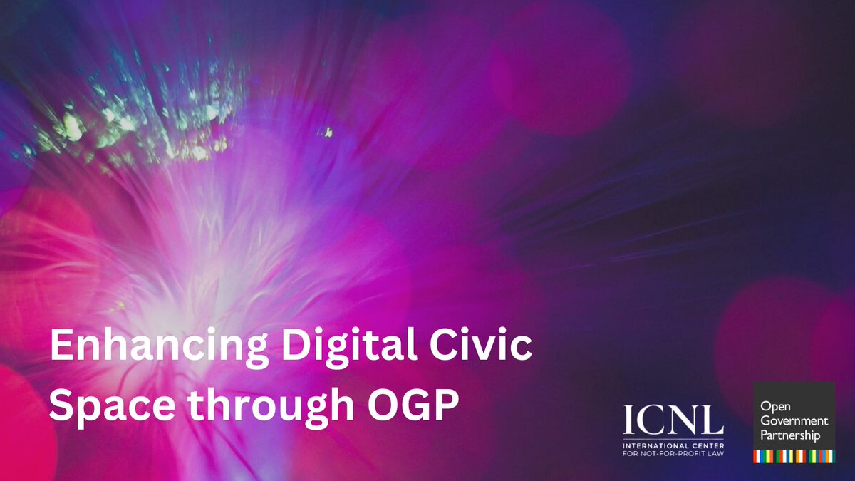 #DYK? Online spaces hold the power to catalyze civic action & participation! In a series with @ICNLalliance, discover insights for shaping an open, free digital landscape that empowers voices, encourages open decisions, and holds government accountable. opengovpartnership.org/topic/enhancin…