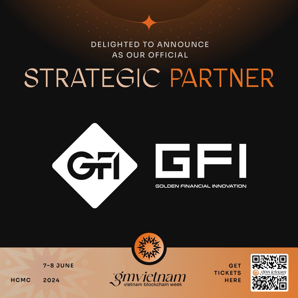 💫 @GFI_Blockchain, #GMVN2024 Strategic Partner, is your one-stop shop for in-depth crypto, Web3, and blockchain news. Their insightful news and analysis will empower you to make informed decisions in the dynamic crypto space. Meet their team at the event 👉…