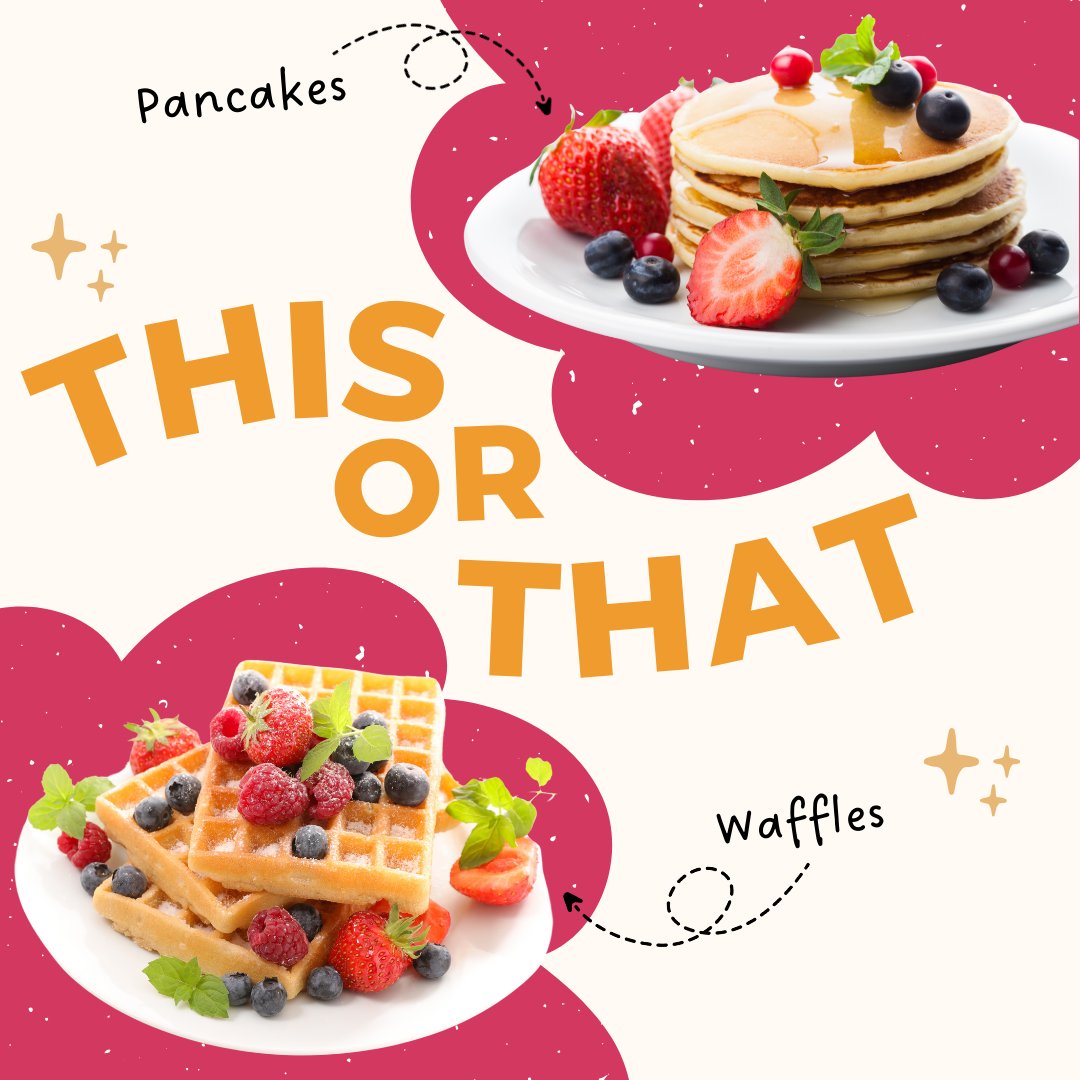 Mmmm... Breakfast.
Pancakes or waffles, which one is your favorite?
I'll like them both. 
#breakfast #ameating #amwriting
