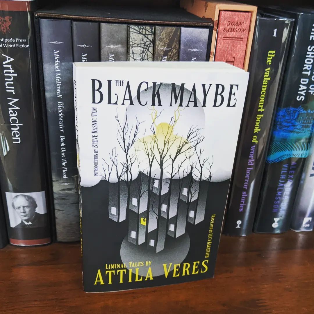 Attila Veres' THE BLACK MAYBE was a huge hit with readers, finalist for the Stoker Award, and Rue Morgue's Best Collection of 2022. We think it's one of the best horror collections in recent years. Which is why we're excited to announce there will be a second Veres book in 2025!