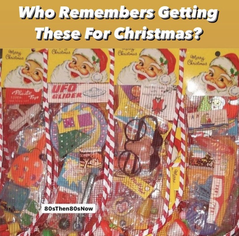 These Stockings Were Surprisingly Pricey But Given How Many Plastic Goodies Came inside, it Was All Worth it! #MerryChristmas #Christmas #ChildhoodMemories #Memories #Nostalgia #ThrowBack #1980s
