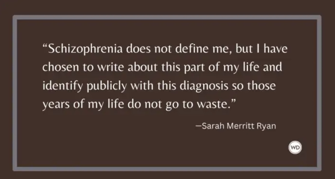 Writing About Mental Health: 5 Benefits of Revealing Your Own Diagnosis from Blogger Sarah Merritt Ryan tinyurl.com/4wazawff@Write… #BookWriting #AmWriting  #MentalHealthAwarenessMonth