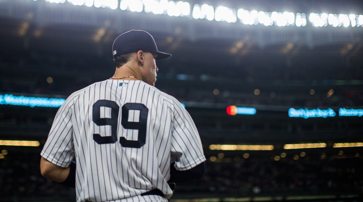 Aaron Judge in his last 15 games:
.333/.455/.704
1.158 OPS
222 wRC+
5 HR
13 RBI
488 wOBA
1.2 fWAR

The Captain is back!